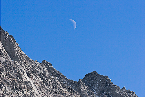 moon and granite