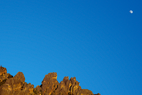 pinnacles moon